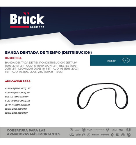 Banda Tiempo Distribucion Passat 2004 Bruck 06b109119a