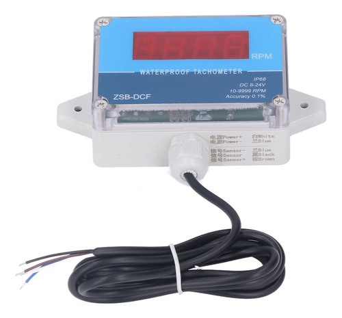Sensor De Tacómetro Rpm, Medidor De Velocidad, Ip68, Led A P