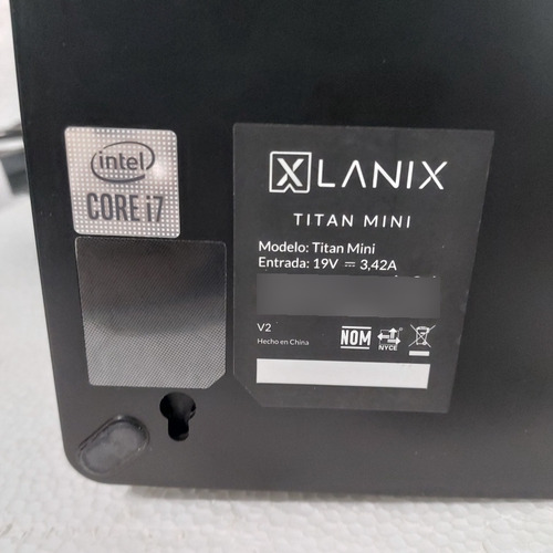 Pc Titan Mini Lanix Core I7 10a. Cómo Nuevo (Usado)
