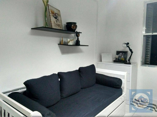 Imagem 11 de 23 de Kitnet Com 1 Dormitório À Venda, 21 M² Por R$ 138.000,00 - Itararé - São Vicente/sp - Kn0694