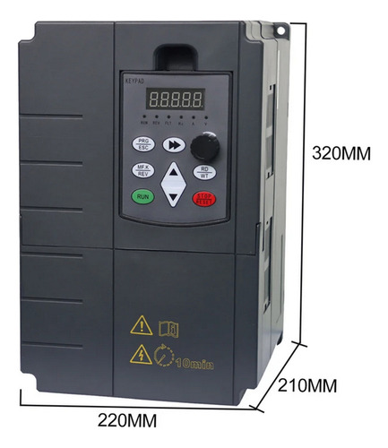 Inversor De Frequência 25cv 220v Para 380v 39a (18,5kw)