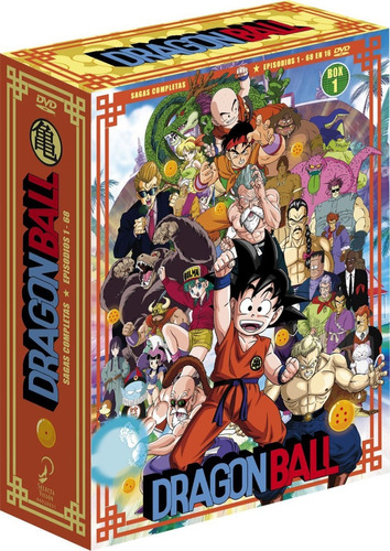 Dragon Ball  Sagas Completas  Box 1 -  Dvd 