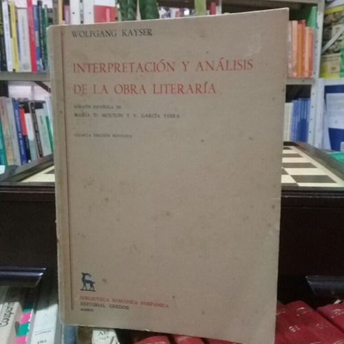 Libro Interpretación Y Análisis De La Obra Literaria 