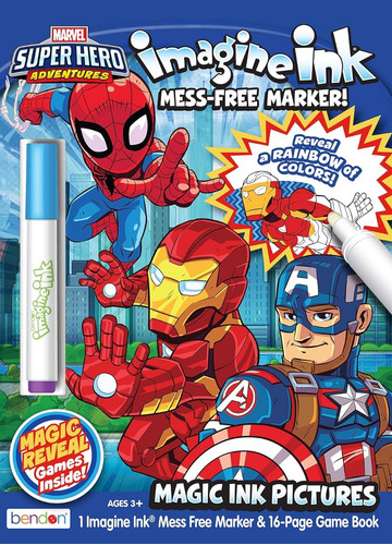 Marvel Super Hero Adventures: Libro Para Colorear