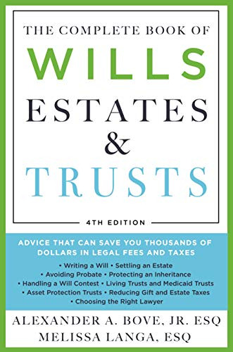 Book : The Complete Book Of Wills, Estates And Trusts (4th.