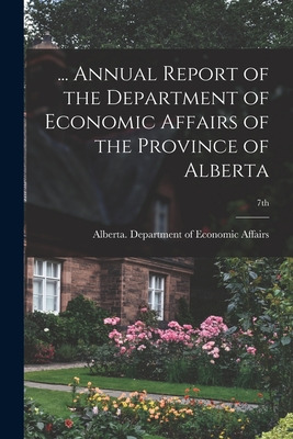 Libro ... Annual Report Of The Department Of Economic Aff...