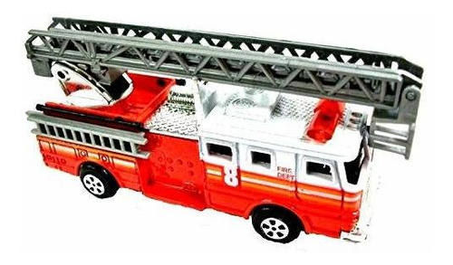 Sacapunta - Rojo Fire Engine Escalera Truck Die Cast Metal C