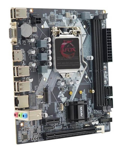 Placa madre Afox IH61-MA2-v4 LGA 1155 DDR3 Hdmi Vga M.2