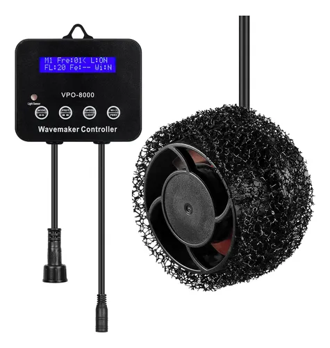 2100gph 12w Acuario Wave Maker Dc 24v Powerhead Con...
