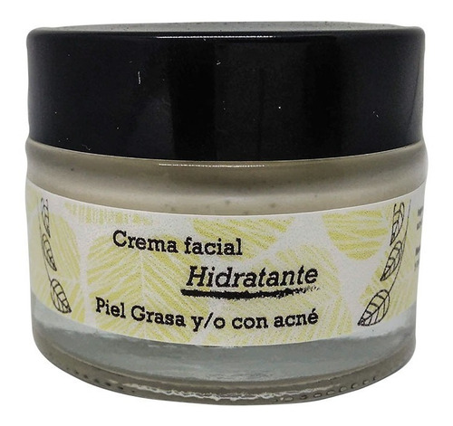 Imagen 1 de 1 de Crema Facial Piel Grasa Natural Hidratante.