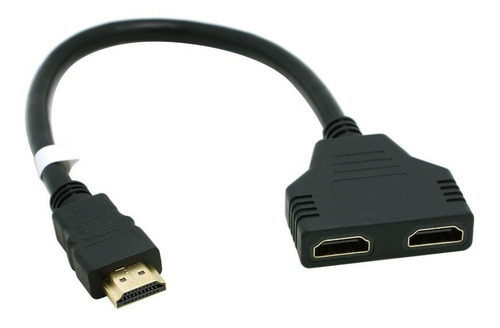 Imagen 5 de 6 de Combo 2 Cables Hdmi 3mts + 1 Cable Splitter Hdmi 1x2 Salidas