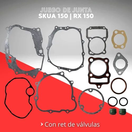 Juego Juntas Motor Rx 150 / Skua 150 / S2 C/ Retenes Válvula