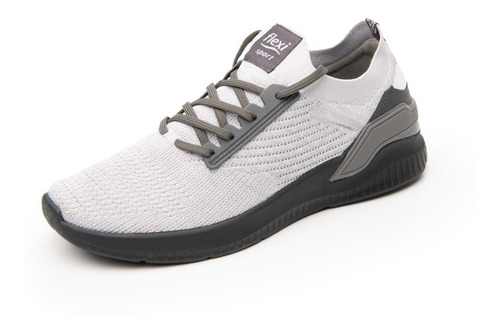 Imagen 5 de 6 de Calzado Teni Flexi Mod. 405404 Gris Claro Caballero