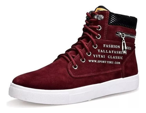 Zapatilla Alta Con Zapatos Casuales Estilo Hip Hop