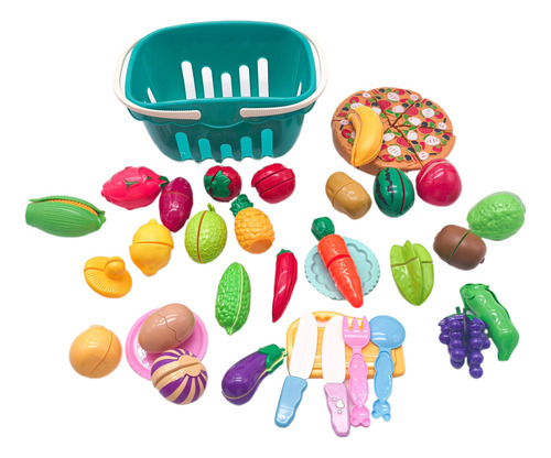 A Juguetes De Cocina Para Niños, 35 Unidades, Para Cortar