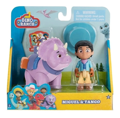 Dino Ranch Set 2 Figs Miguel & Tango 8cm 87130 Playking 