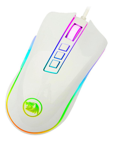 Mouse Gamer Redragon Cobra M711 Rgb 10000 Dpi 7 Botões White