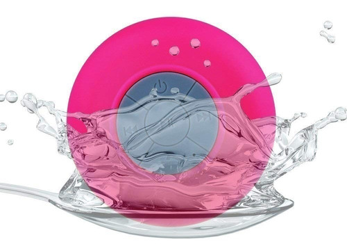 Bocina Contra Agua Bluetooth Recargable Waterprof Rosa