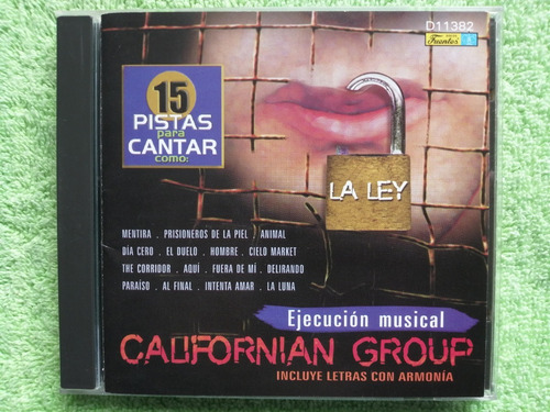 Eam Cd 15 Pistas Para Cantar Como La Ley 2004 Exitos Karaoke