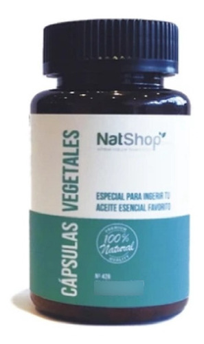 Capsulas Vacias Vegetales Natshop Organico