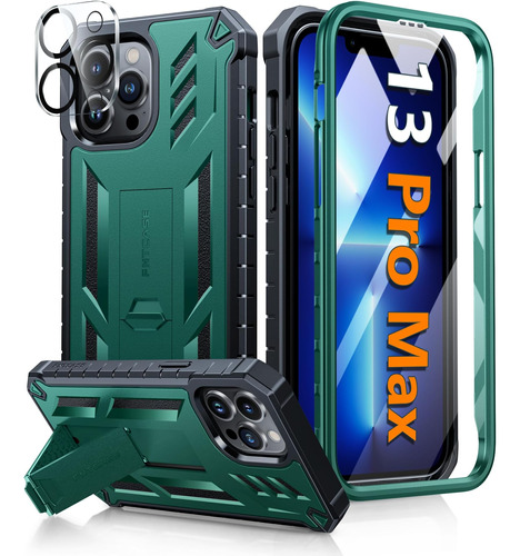 Fntcase Funda P/ iPhone 13 Pro Max Protectora Grado Militar