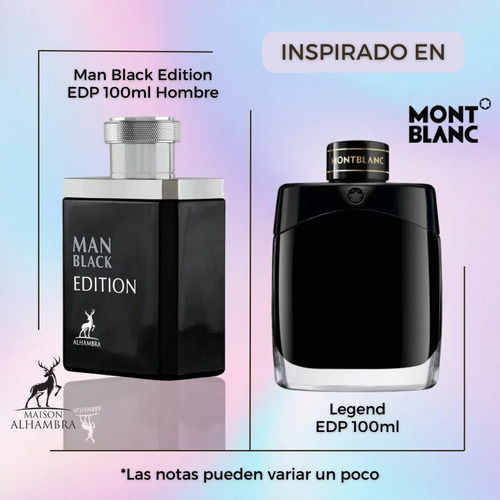 Maison Alhambra Man Black Edition Edp 30 Ml Importado