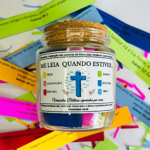 1 Pote De Esperança Com Caixa De Mdf