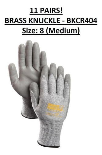 11-pairs! Brass Knuckle Bkcr404 A4 Cut-resistant Gloves  Yyh