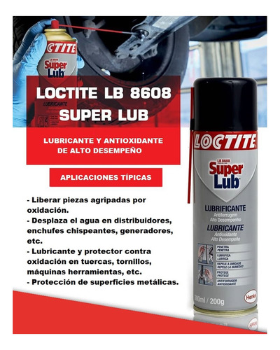 Loctite Lb 8608 Lubicante Super Lub Multiuso 300 Ml