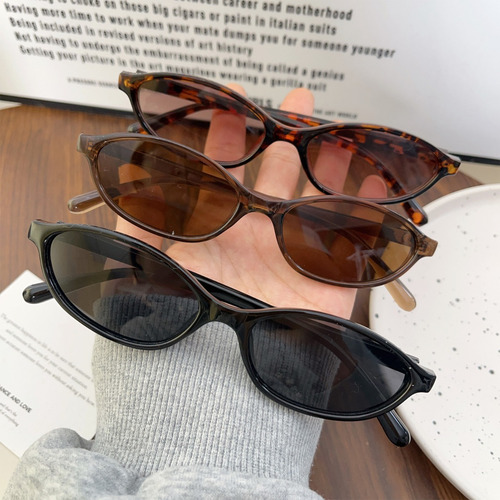 Gafas De Sol Ovaladas Retro Para Mujer, Gafas Vintage Con Mo