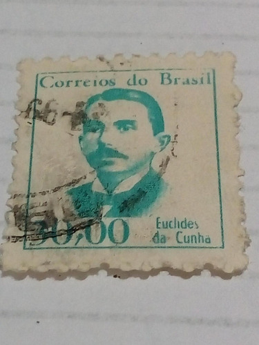Estampilla De Brasil. Euclides Da Cunha. 30,00   (2)