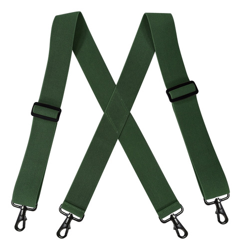 Tirantes Elásticos Para Hombre Con 4 Clips Y 5 Cm De Ancho