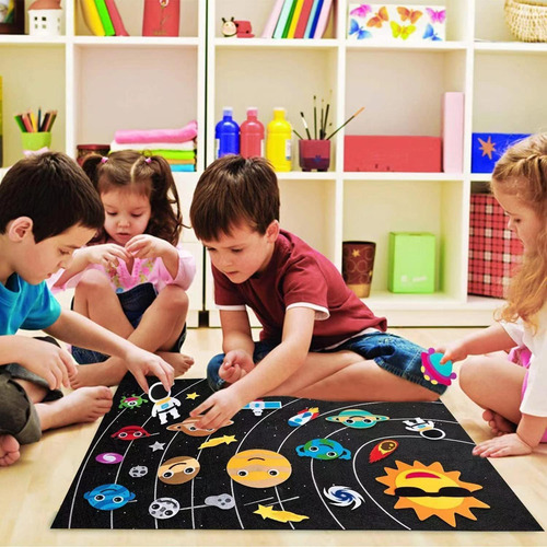 Tablero De Fieltro Para Niños Tablero De Fieltro Para Enseña