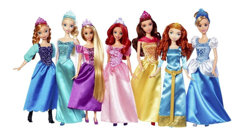 Disney Princess Royal Doll Collection, Paquete De 7