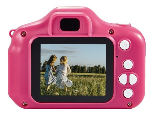 Camara Digital Infantil Fotos Y Videos Juegos Incluidos Rosa