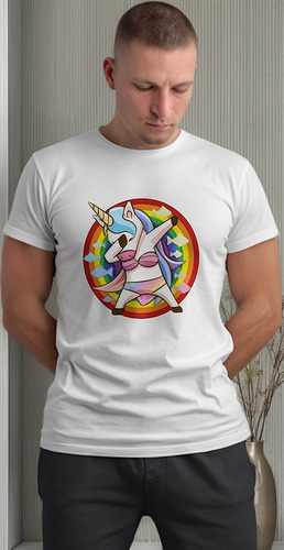 Playera Rs Arcoiris Unicornio P1045