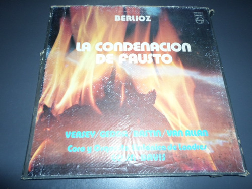 Berlioz La Condenacion De Fausto * Box 3 Discos De Vinilo