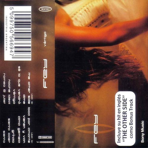 Fey - Vértigo (2002) - Cassette Nuevo Sin Uso!