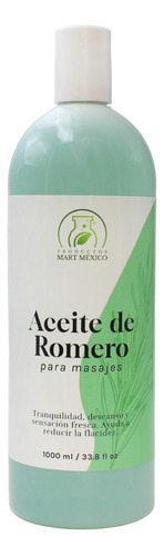 Aceite De Romero Para Masajes Terapeutico (1 Litro). 