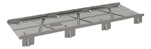 Ralo Linear 25cm Tiny Pvc 25cm Inox Oculto Com Fecha Ralo