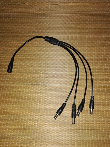 Cable Splinter Pulpo 1 Hembra A 4 Macho 12v Para Cámara Cctv