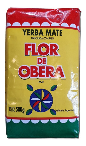 Yerba Mate Flor De Oberá Tradicional 500gr X40 Unidades