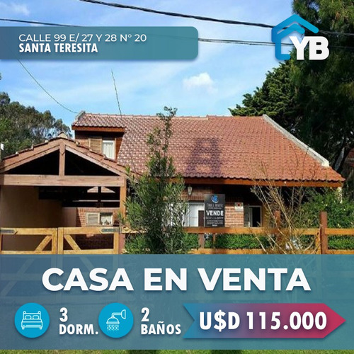 Casa En Venta En Santa Teresita