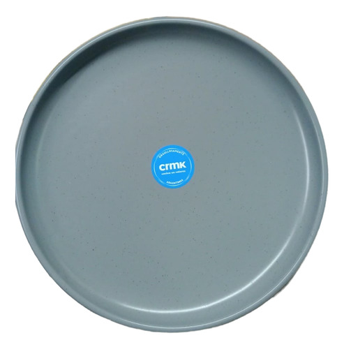 Plato Postre Ceramica 21 Cm Jaspeado Vajilla Crmk Borde Fino