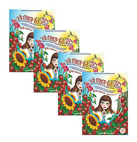 Ambientadores Para Autos La Chica Fresita Car Air Freshener,