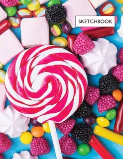 Libro: Sketchbook: Marshmallows Cover (8.5 X 11) Inches 110