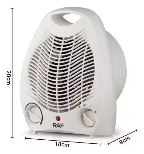 Calefactor Caloventor Estufa Calor Fresco Raf R.1181 2000w
