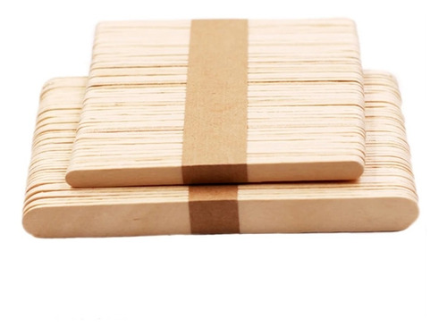 Imagen 1 de 2 de Palito De Helado En Madera 50 Unidades