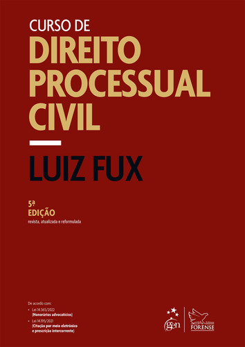 Curso de Direito Processual Civil, de Fux, Luiz. Editora Forense Ltda., capa mole em português, 2022
