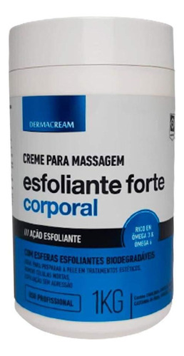 Creme Para Massagem Esfoliante Corporal Dermacream 1kg